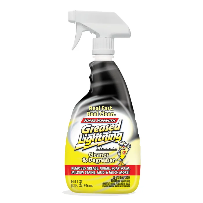 Greased Lightning Lemon Scent Cleaner and Degreaser 32 oz Liquid (Pack of 9)