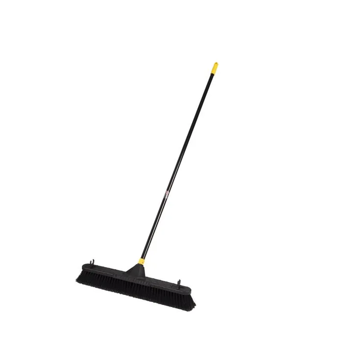 Quickie Bulldozer Polypropylene 24 in. Smooth Surface Push Broom (Pack of 4)