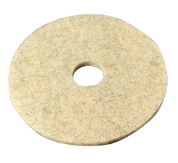 3M Natural Blend 20 in. D Non-Woven Natural/Polyester Fiber Buffer Pad Tan (Pack of 5)