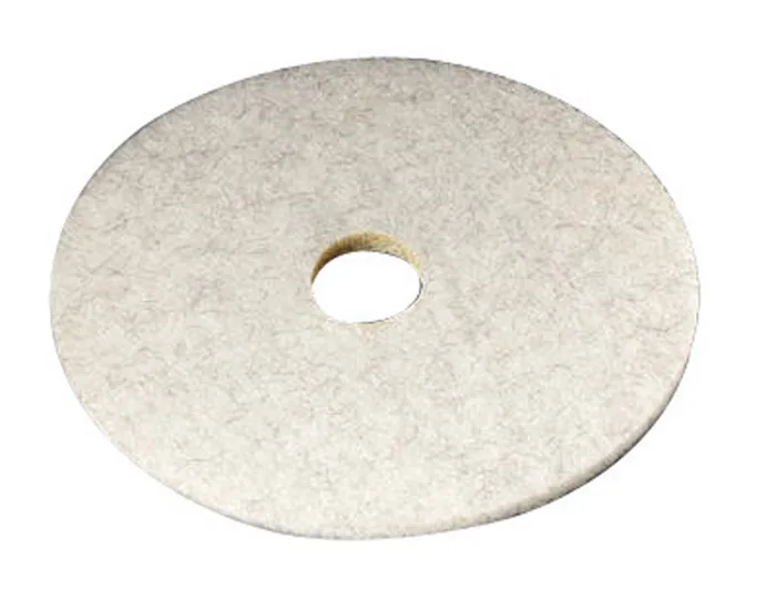 3M Natural Blend 17 in. D Non-Woven Natural/Polyester Fiber Floor Polishing Pad Tan (Pack of 5)