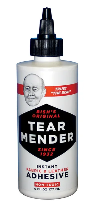 Tear Mender High Strength Liquid White Fabric & Leather Adhesive 6 oz (Pack of 3)