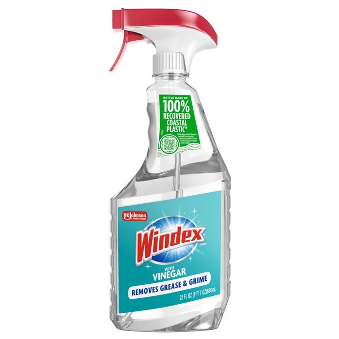 Windex Fresh Clean Scent All Purpose Cleaner With Vinegar Liquid 23 oz (Pack of 8)