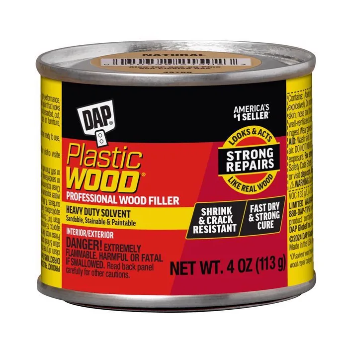 DAP Plastic Wood Natural Wood Filler 4 oz (Pack of 12)