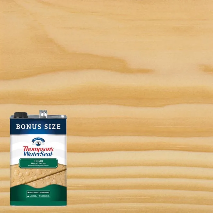 Thompson's WaterSeal Clear Wood Sealer Clear Fully-Transparent Oil-Based Wood Sealant 1.2 gal (Pack of 4)