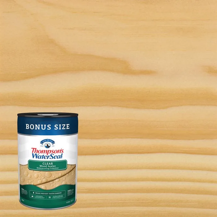 Thompson's WaterSeal Clear Wood Sealer Clear Fully-Transparent Oil-Based Wood Sealant 6 gal