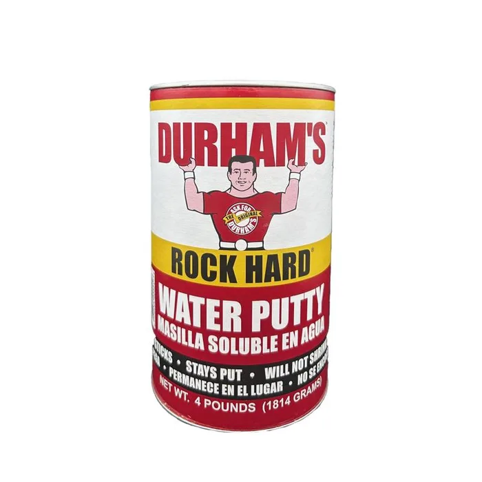 Durhams Natural Cream Water Putty 64 oz (Pack of 6)