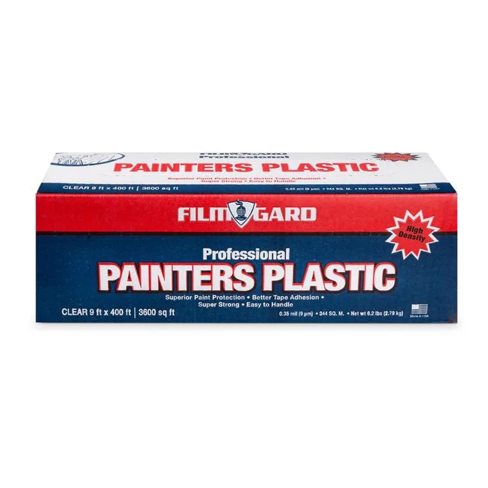 Film-Gard 9 ft. W X 400 ft. L X 0.35 mil Professional Grade Plastic Sheeting 1 pk