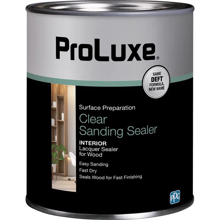 ProLuxe Smooth Clear Oil-Based Alkyd Lacquer Sanding Sealer 1 qt (Pack of 4)