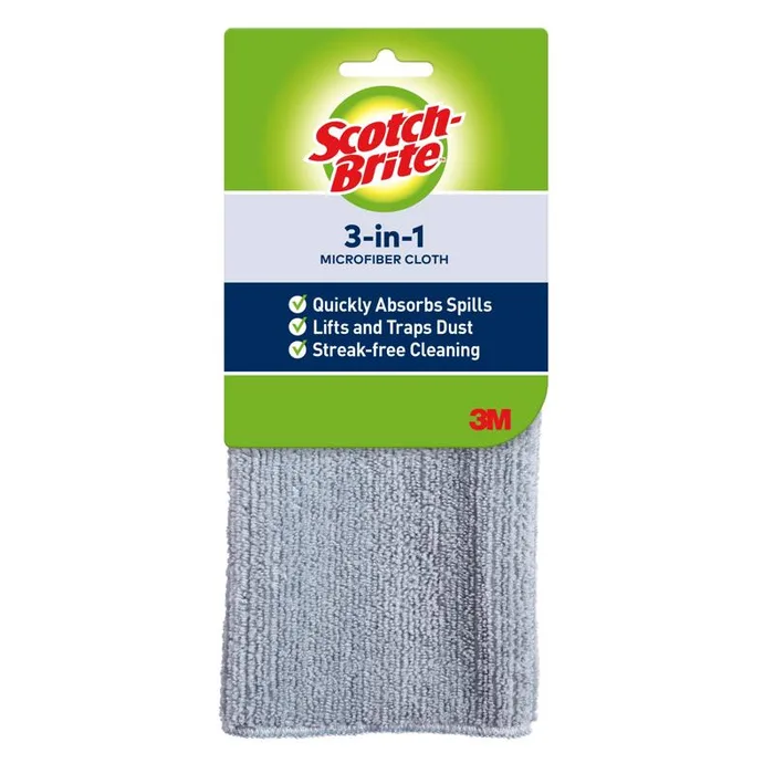 Scotch-Brite Microfiber Dusting Cloth 12 in. W X 14 in. L 1 pk