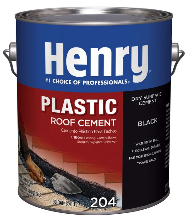Henry Smooth Black Asphalt Roof Cement 0.9 gal (Pack of 4)