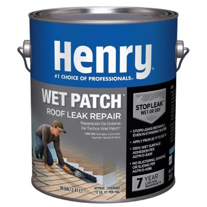 Henry Smooth Black Asphalt All-Weather Roof Cement 0.9 gal (Pack of 4)