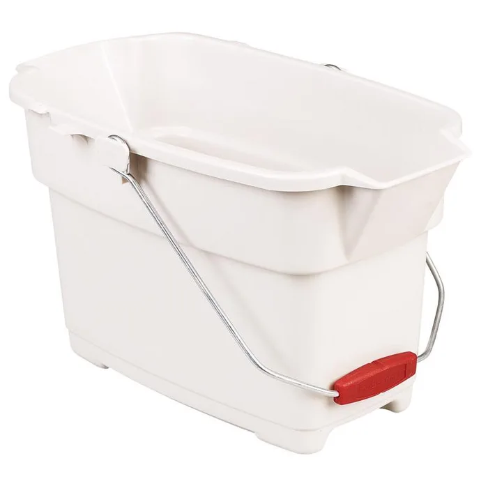 Rubbermaid 14 qt Bucket Bisque (Pack of 6)