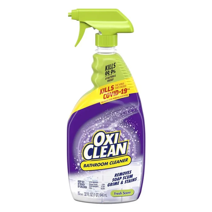 OxiClean Citrus Scent Shower Tub and Tile Cleaner 32 oz Liquid (Pack of 8)