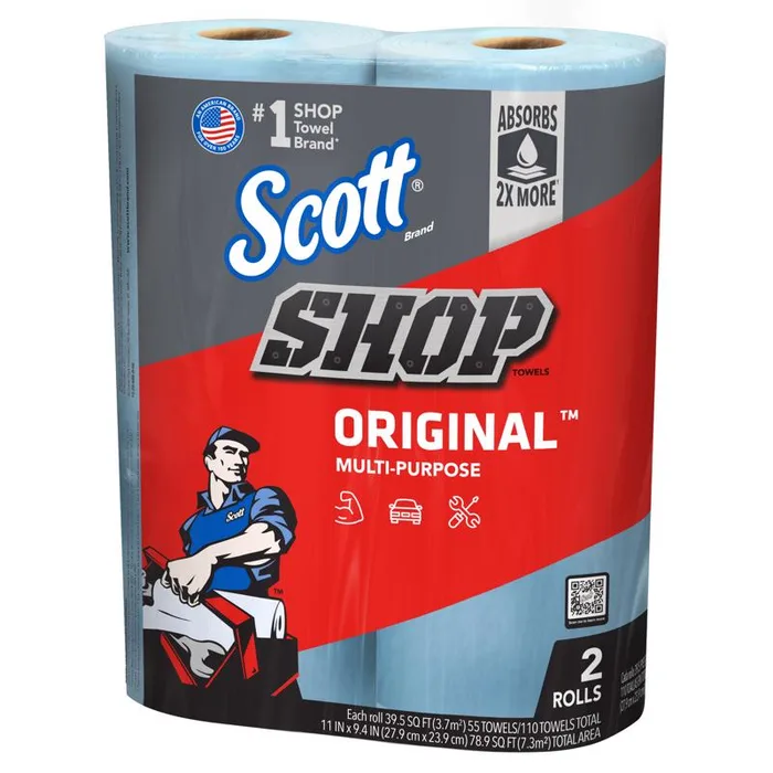 Scott Original Paper Shop Towels 9.4 in. W X 11 in. L 2 pk (Pack of 12)