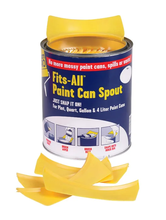 Foam Pro Fits-All Yellow 1 gal Paint Can Spout (Pack of 50)