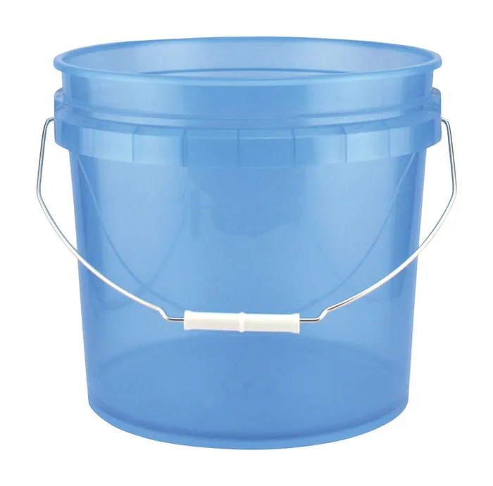 Leaktite Translucent Blue 3.5 gal Plastic Bucket (Pack of 10)