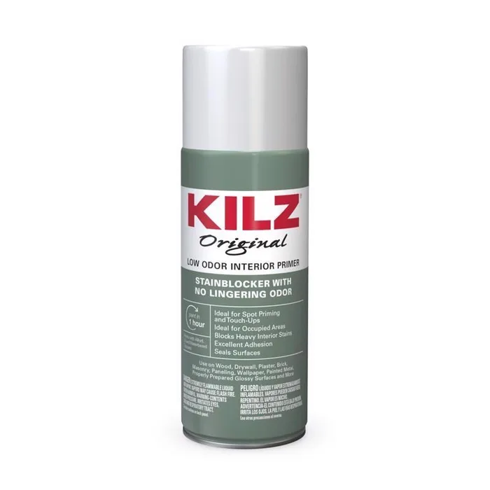KILZ Original White Flat Oil-Based Aerosol Primer/Sealer 13 oz (Pack of 12)