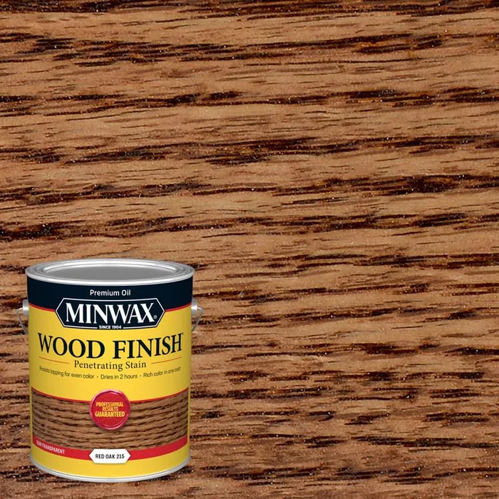 Minwax Wood Finish Semi-Transparent Red Oak Oil-Based Penetrating Wood Stain 1 gal (Pack of 2)