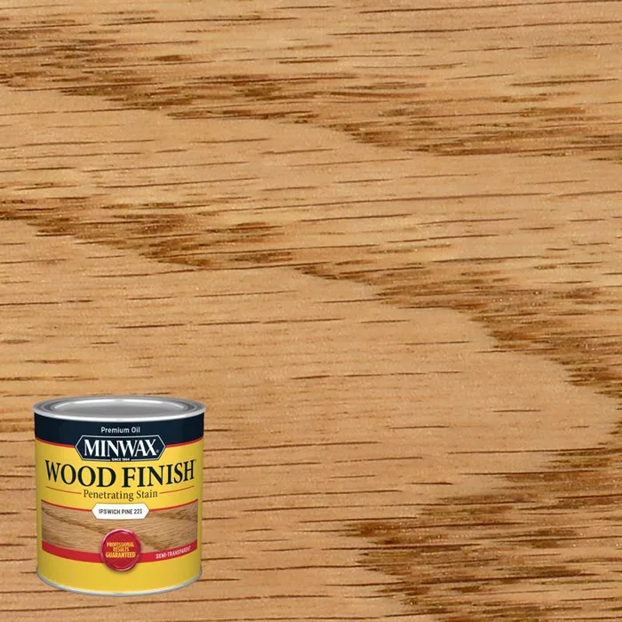 Minwax Wood Finish Semi-Transparent Ipswich Pine Oil-Based Penetrating Wood Stain 1/2 pt (Pack of 4)