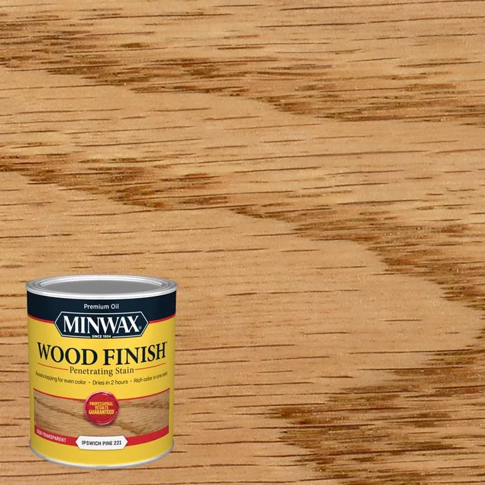 Minwax Wood Finish Semi-Transparent Ipswich Pine Oil-Based Penetrating Wood Stain 1 qt (Pack of 4)
