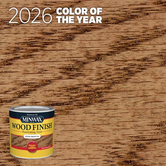 Minwax Wood Finish Semi-Transparent Special Walnut Oil-Based Penetrating Wood Stain 1/2 pt (Pack of 4)