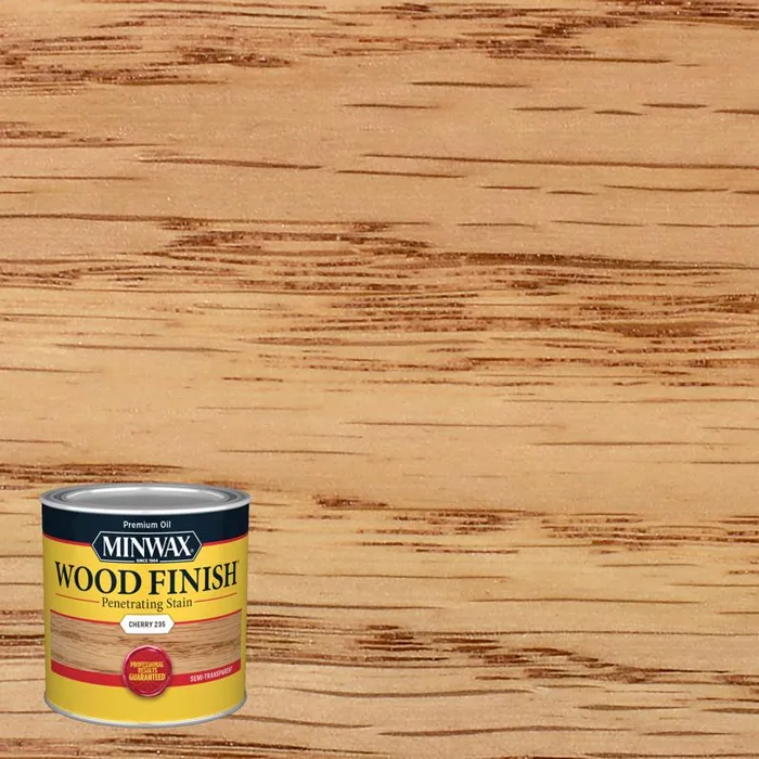 Minwax Wood Finish Semi-Transparent Cherry Oil-Based Penetrating Wood Stain 1/2 pt (Pack of 4)