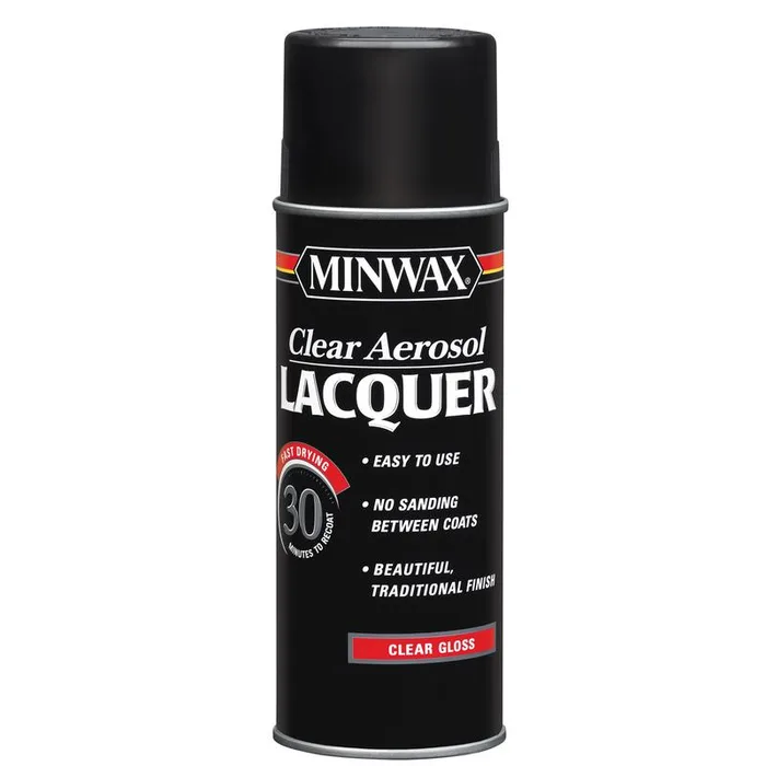 Minwax Gloss Clear Oil-Based Lacquer 12 oz (Pack of 6)