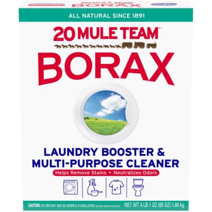 20 Mule Team Borax N/A No Scent Detergent Booster and Household Cleaner Powder 4 lb 1 pk (Pack of 6)