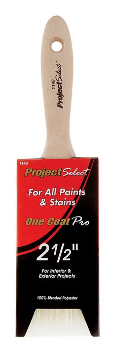 Linzer Project Select 2-1/2 in. Flat Paint Brush (Pack of 12)