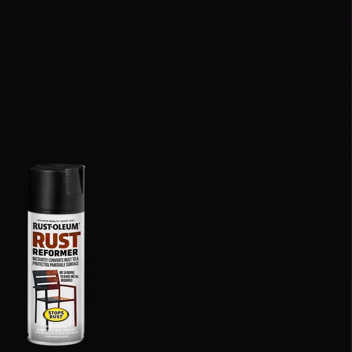 Rust-Oleum Stops Rust Indoor and Outdoor Flat Black Rust Reformer 10.25 oz (Pack of 6)