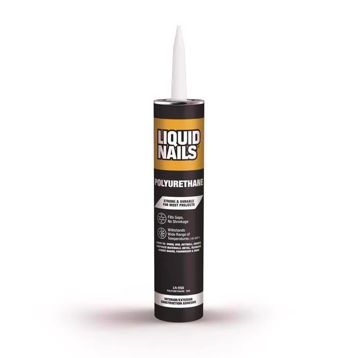 Liquid Nails Polyurethane Polyurethane Construction Adhesive 10 oz (Pack of 12)