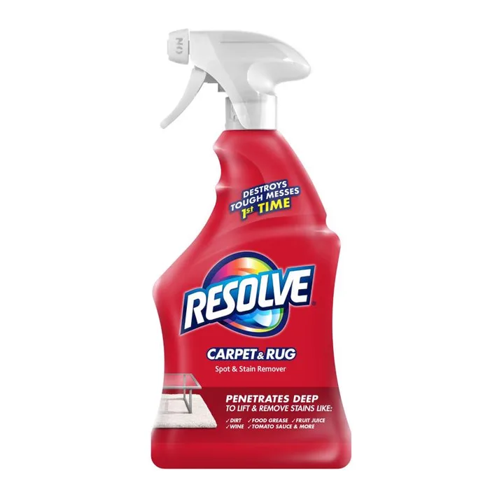 Resolve Triple Oxi Advanced No Scent Carpet Stain Remover 22 oz. Liquid (Pack of 12)