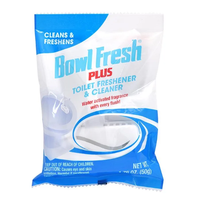 Bowl Fresh Clean Scent Toilet Deodorizer and Cleaner 1.76 oz Tablet (Pack of 24)