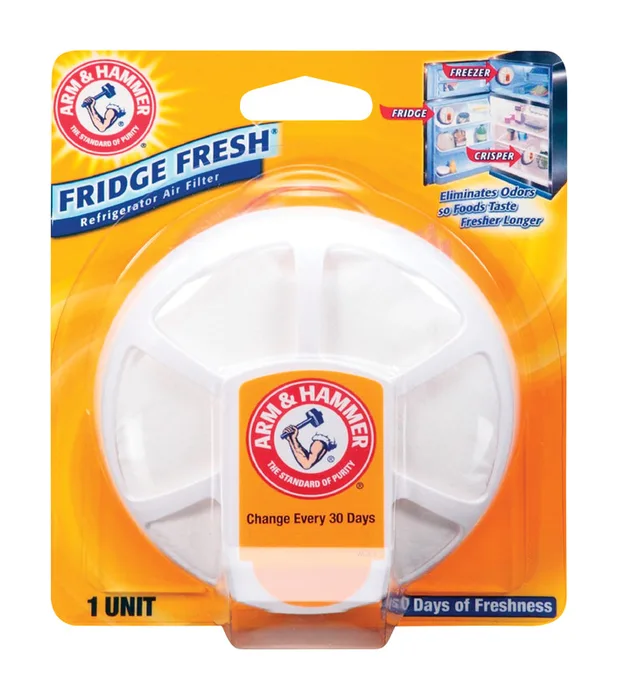 Arm & Hammer Fridge Fresh No Scent Refrigerator Air Filter 1 ct Powder (Pack of 8)