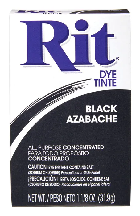 Rit 1.13 oz Black For Fabric Dye (Pack of 6)