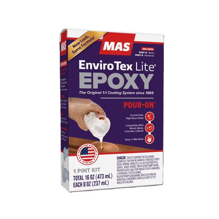MAS High-Gloss Clear Finish 16 oz (Pack of 6)