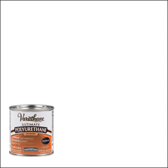 Varathane Premium Semi-Gloss Clear Oil-Based Polyurethane 0.5 pt (Pack of 4)