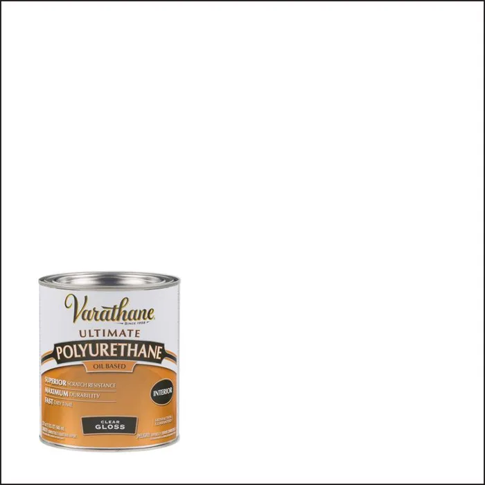 Varathane Premium Gloss Clear Oil-Based Polyurethane 1 qt (Pack of 2)