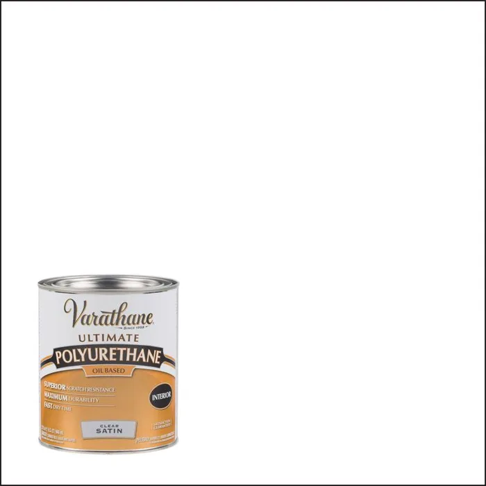 Varathane Premium Satin Clear Oil-Based Polyurethane 1 qt (Pack of 2)