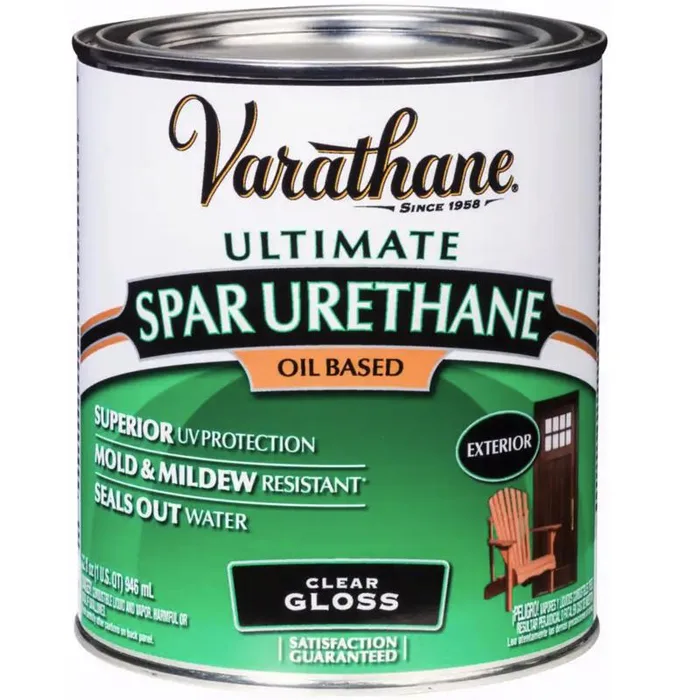 Varathane Premium Gloss Clear Oil-Based Spar Urethane 1 qt (Pack of 2)