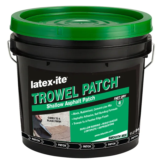 Latex-Ite Trowel Patch Black Asphalt Patch 1 gal (Pack of 6)