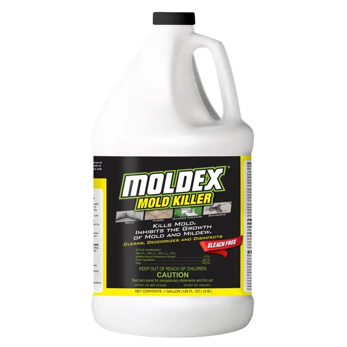 Moldex Mold Killer No Scent Disinfectant Deodorizer and Cleaner 1 gal (Pack of 4)