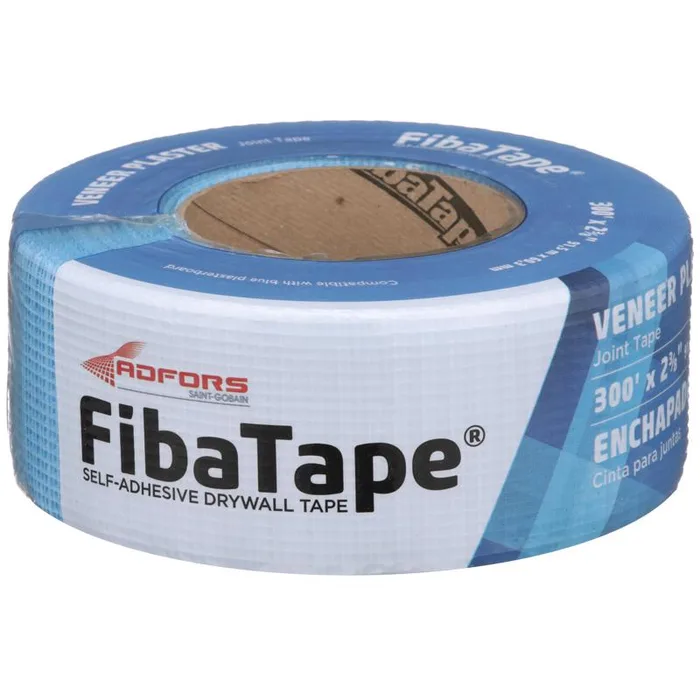 Saint-Gobain ADFORS FibaTape 300 ft. L X 2-1/2 in. W Fiberglass Mesh Blue Self Adhesive Veneer Plast