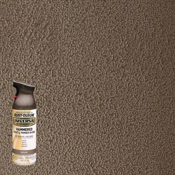 Rust-Oleum Universal Hammered Brown Spray Paint 12 oz (Pack of 6)