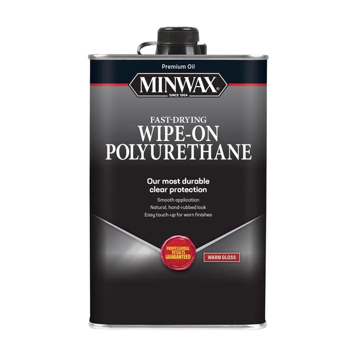 Minwax Wipe-On Poly Warm Gloss Clear Oil-Based Polyurethane 1 pt (Pack of 6)