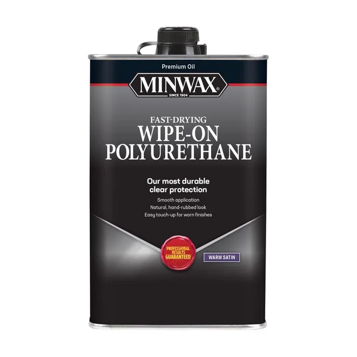 Minwax Wipe-On Poly Warm Satin Clear Polyurethane 1 pt