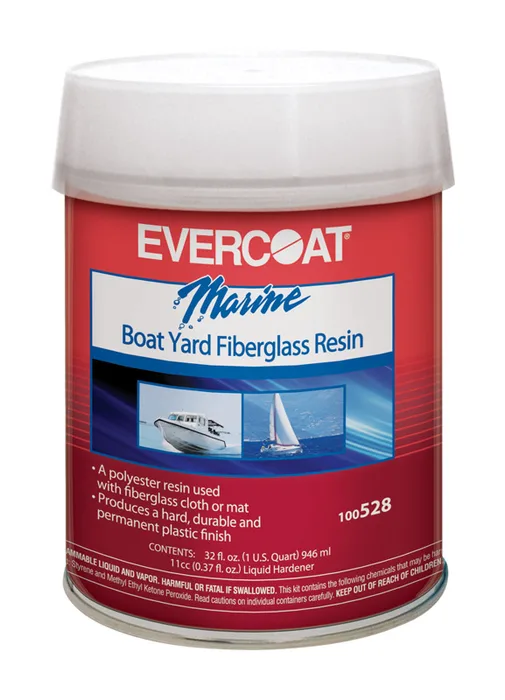 Evercoat Marine Boat Yard Fiberglass Resin 1 qt