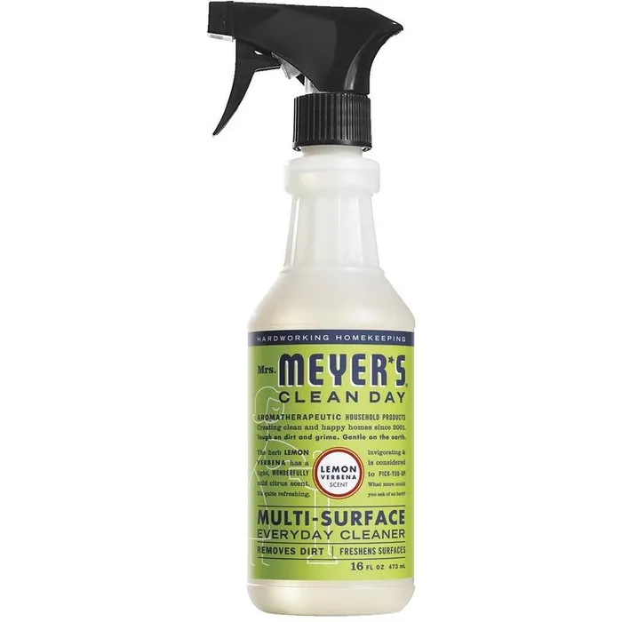 Mrs. Meyer's Clean Day Lemon Verbena Scent Multi-Surface Cleaner Liquid 16 oz (Pack of 6)