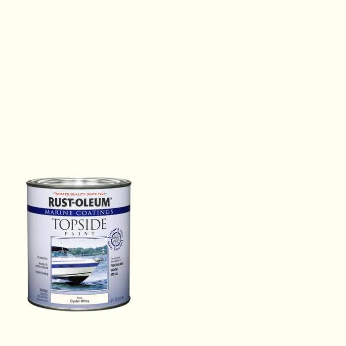 Rust-Oleum Marine Coatings Outdoor Oyster White Marine Topside Paint 1 qt (Pack of 2)