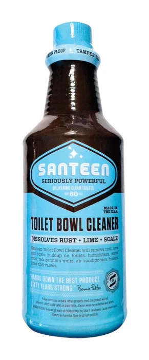 Santeen No Scent Toilet Bowl Cleaner and Delimer 32 oz Liquid (Pack of 6)